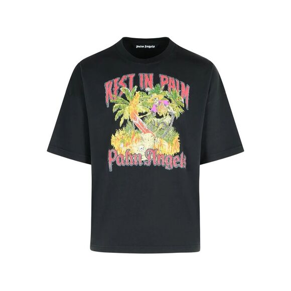 Palm Angels Black T-Shirts & Vests - T-Shirts Men - Picture 1 of 3